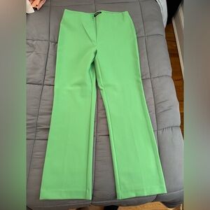 Rachel Zoe Green Straight Leg Pants